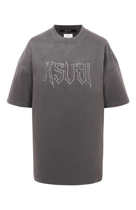 Хлопковая футболка Ksubi WSP25TE008 Серый WSP25TE008