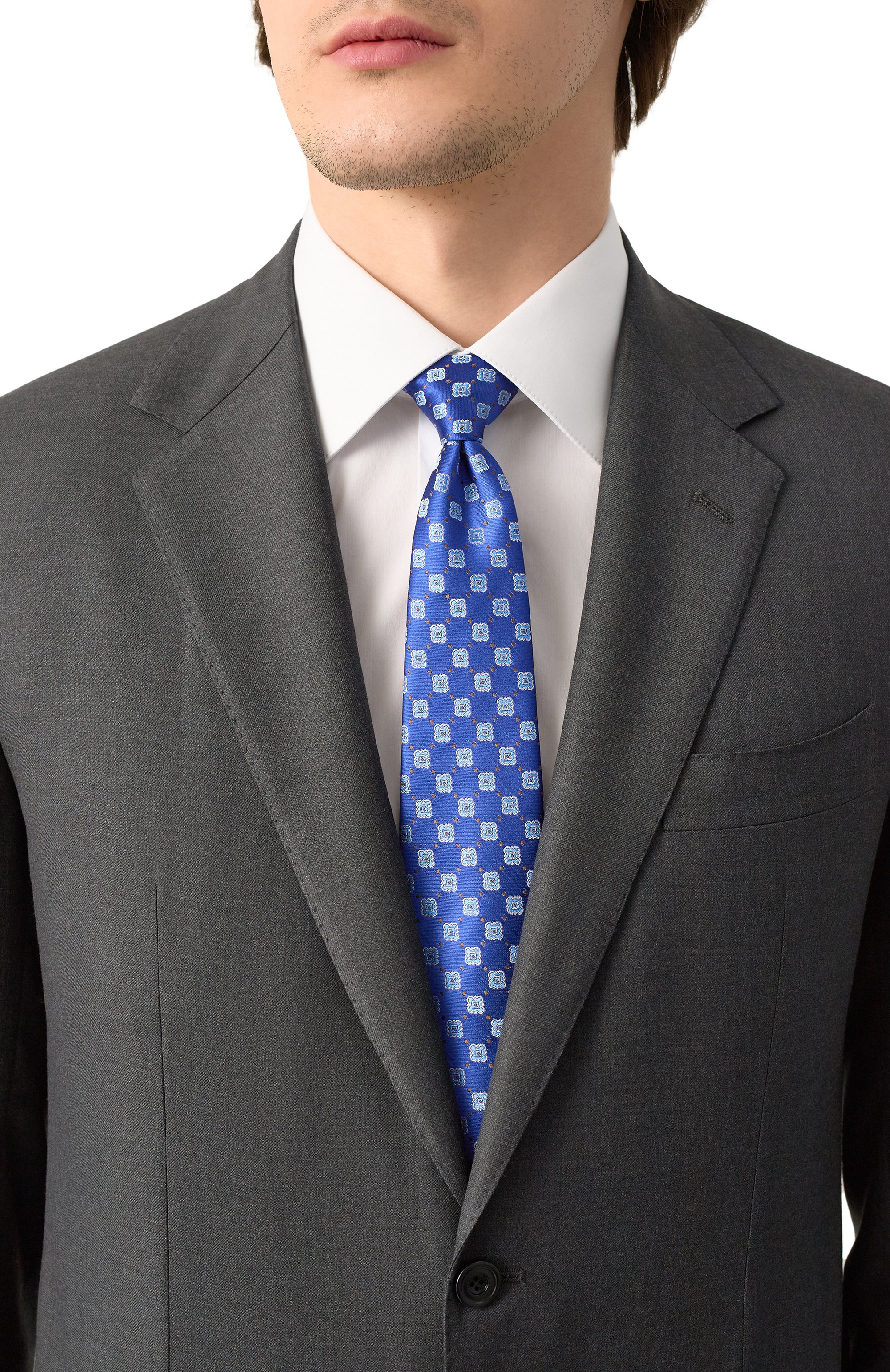 Шелковый галстук CANALI, арт. 18/HJ04256, фото 2