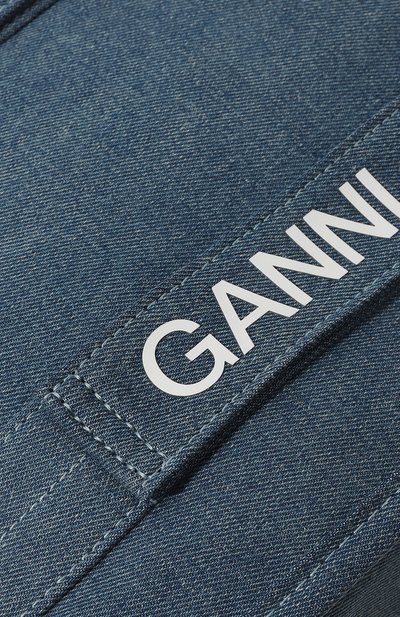 Сумка GANNI синего цвета по цене 29150 руб., арт. A5457, фото 3 Сумка GANNI, арт. A5457, фото 3