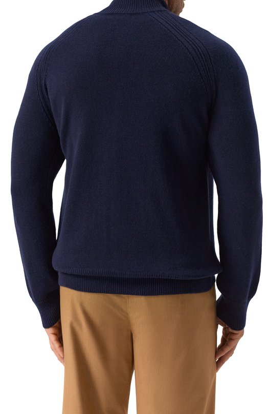 Кашемировый кардиган Kiton UMK042903 Синий  UMK042903 Фото 4