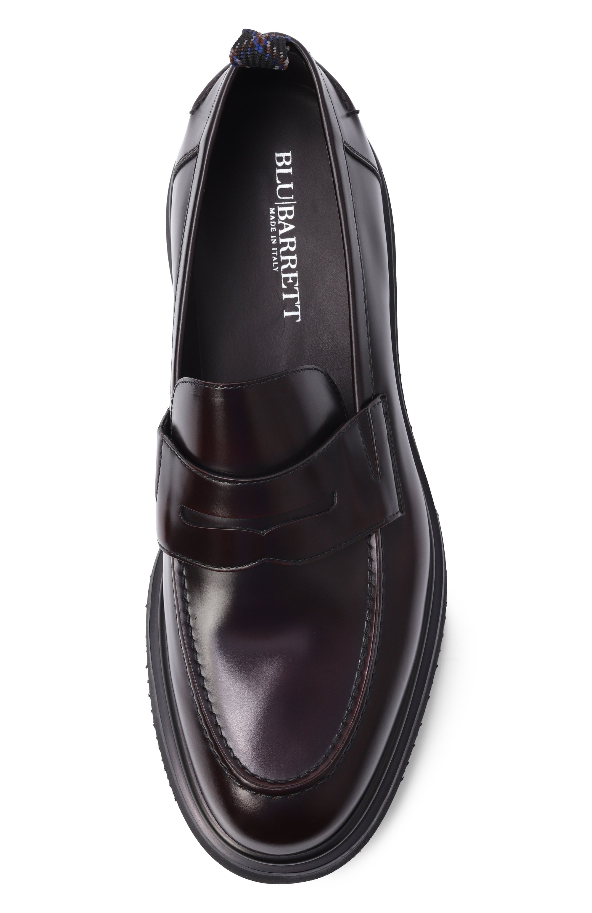 Кожаные пенни-лоферы BLU BARRETT, арт. CITY354-014.7/P0LISHED B, фото 6