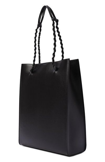 Сумка-тоут tangle JIL SANDER черного цвета по цене 216500 руб., арт. J07WC0040/P4841, фото 4 Сумка-тоут tangle JIL SANDER, арт. J07WC0040/P4841, фото 4