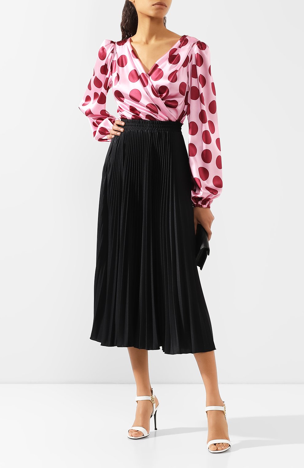 Атласная блузка DOLCE & GABBANA, арт. F74A6T/FSAZF, фото 2