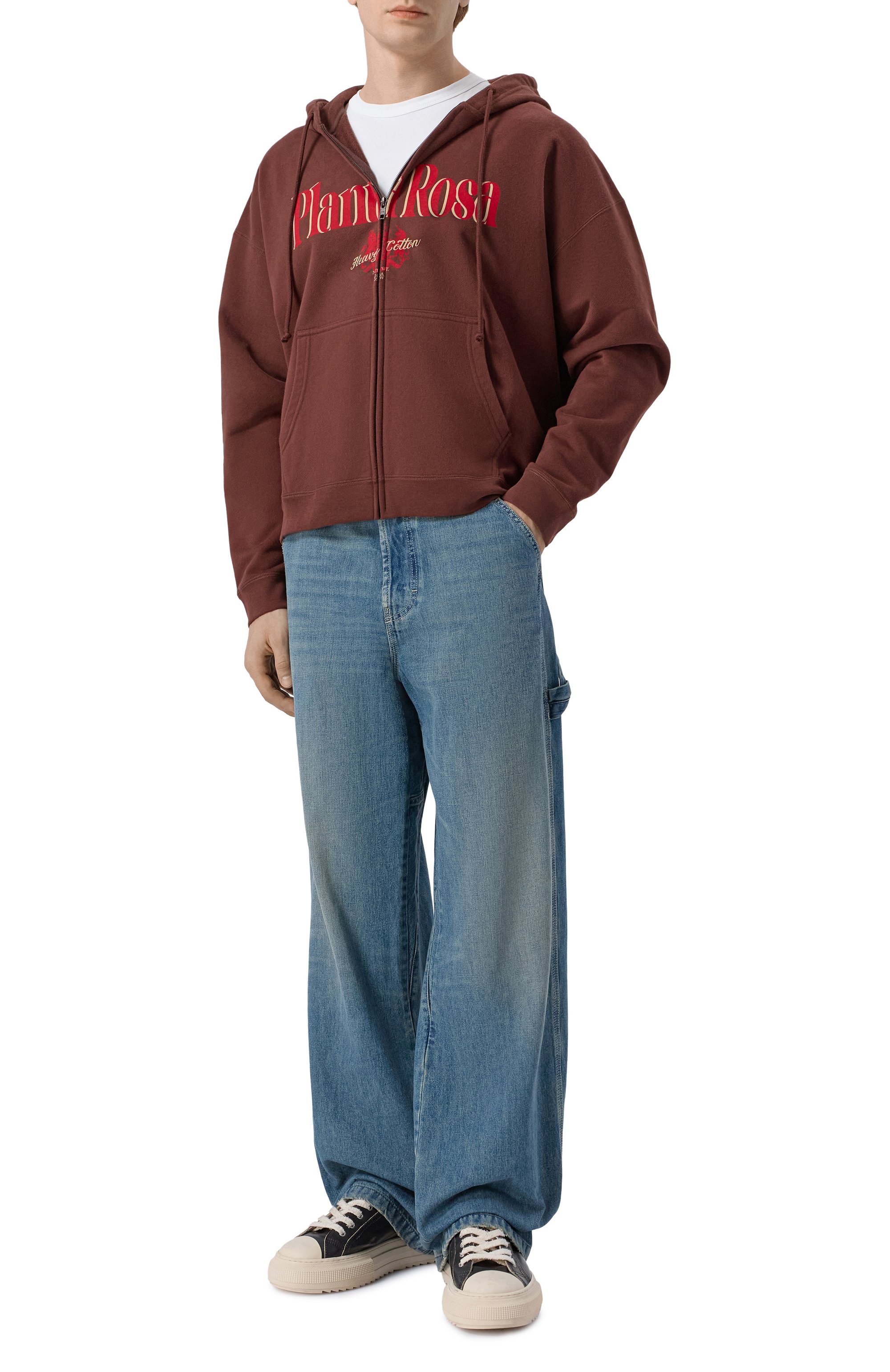 Хлопковая толстовка PLANTA ROSA, арт. PR/HZ013/ROSAHILLS/370VELVET, фото 2