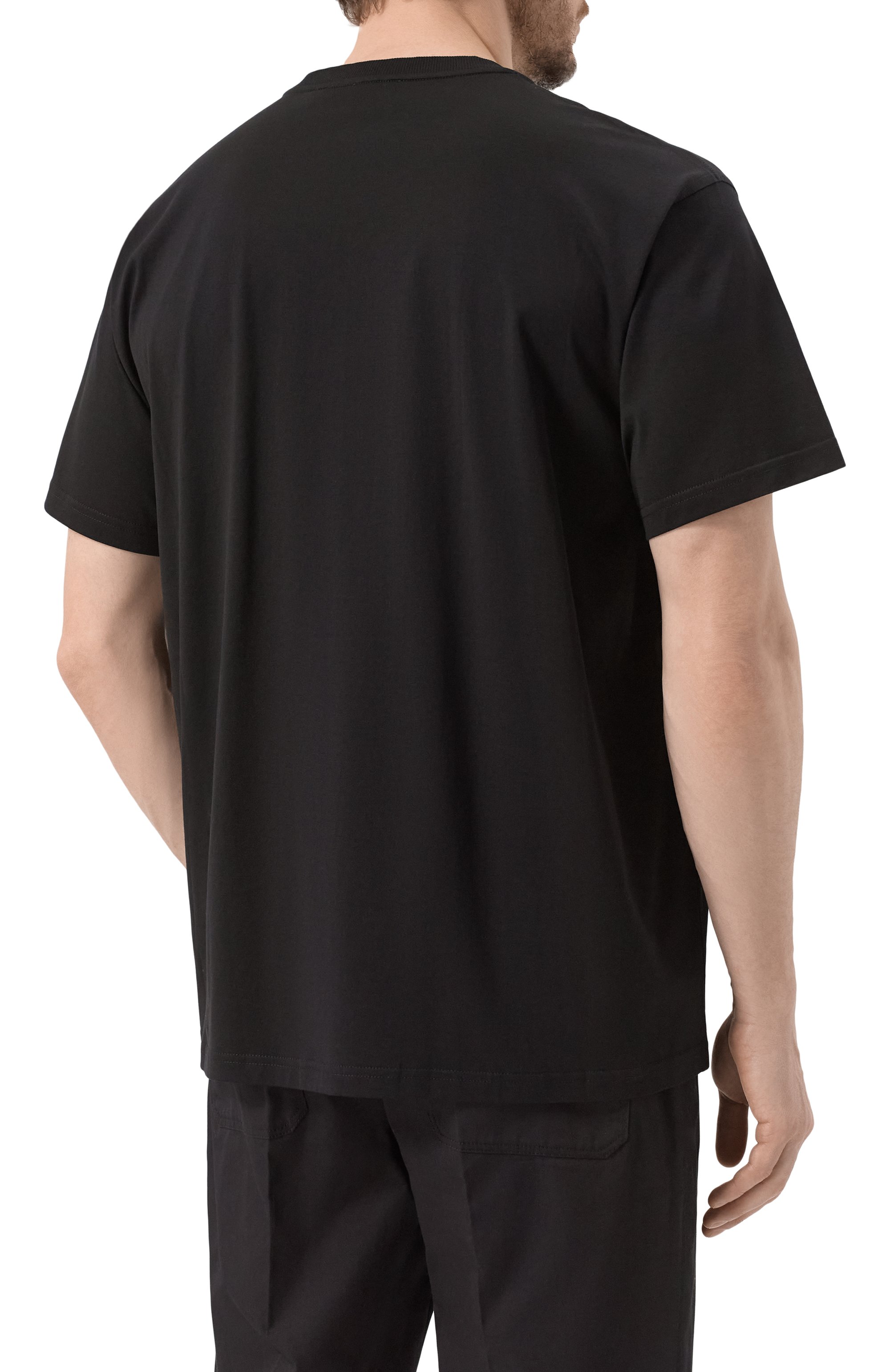 Хлопковая футболка BURBERRY, арт. 8084233, фото 4