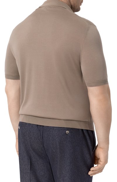 Шелковое поло STEFANO RICCI, арт. K616215P31/F26101, фото 4