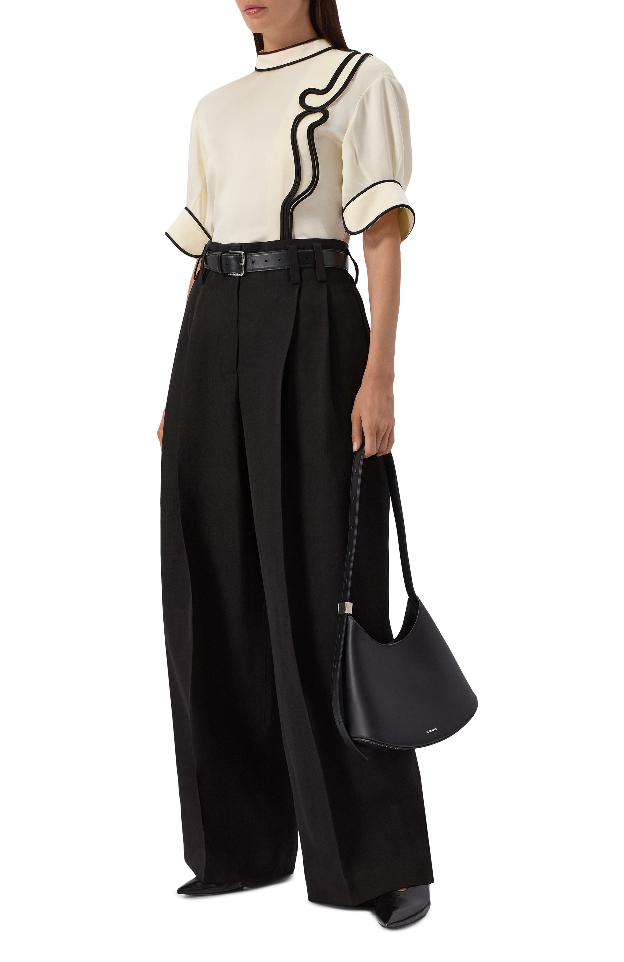 Атласная блузка JIL SANDER, арт. J03DL0182-J76018, фото 2