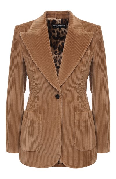 Женский вельветовый жакет DOLCE & GABBANA, арт. F29HYT/FUWC5