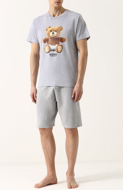 Хлопковые шорты с поясом на резинке MOSCHINO, арт. A4202/8106, фото 2