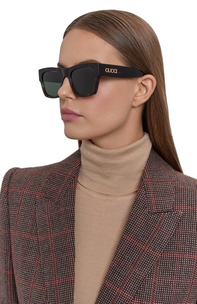 Солнцезащитные очки GUCCI коричневого цвета по цене 35800 руб., арт. GG1793S 002, фото 3 Солнцезащитные очки GUCCI, арт. GG1793S 002, фото 3