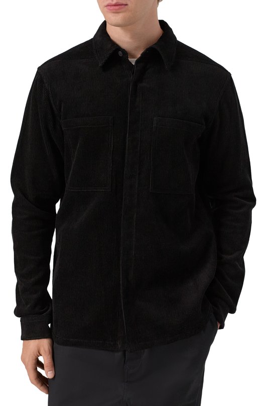 Вельветовая рубашка Rick Owens RU02E1292/MLC9 Чёрный  RU02E1292/MLC9 Фото 3