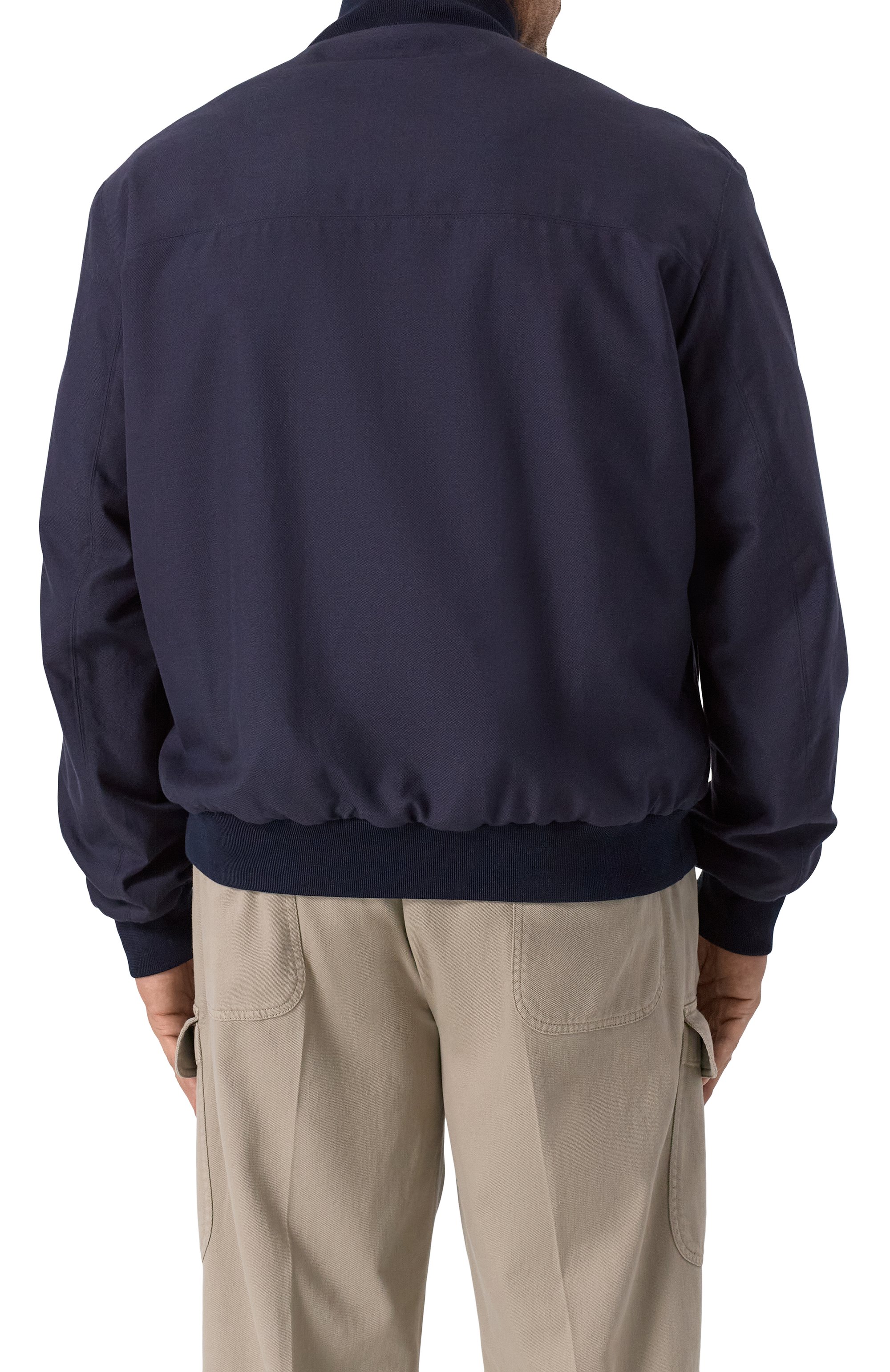 Бомбер из хлопка и кашемира CORTIGIANI, арт. 2AG623, фото 4