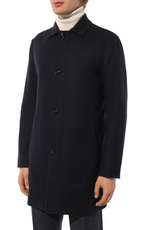 Кашемировое пальто Kiton UW1959V0415F07 Синий  UW1959V0415F07 Фото 3