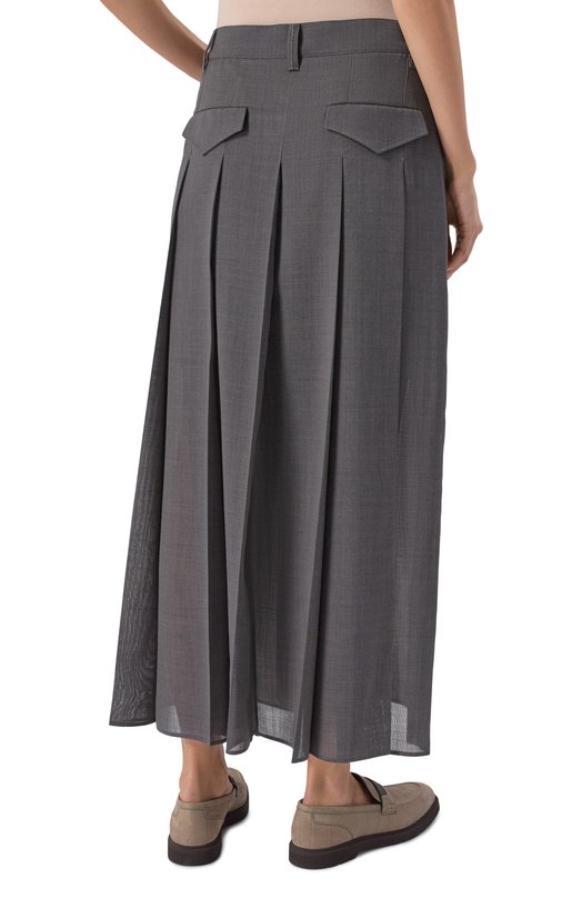 Юбка Brunello Cucinelli MP087G3864 Серый  MP087G3864 Фото 4