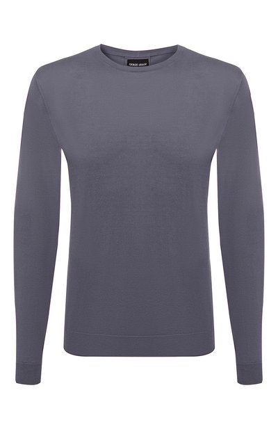 Мужской джемпер из шелка и хлопка GIORGIO ARMANI, арт. 3HSM37/SM63Z