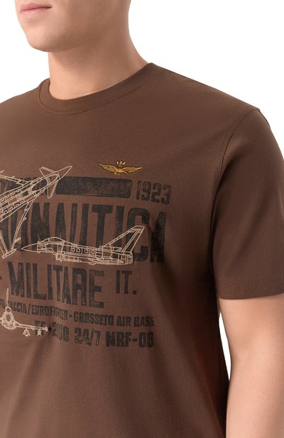 Хлопковая футболка AERONAUTICA MILITARE, арт. TS2535UJ00641, фото 5
