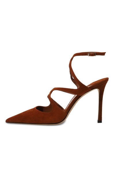 Замшевые туфли azia 95 JIMMY CHOO, арт. AZIA PUMP 95/SUE, фото 4