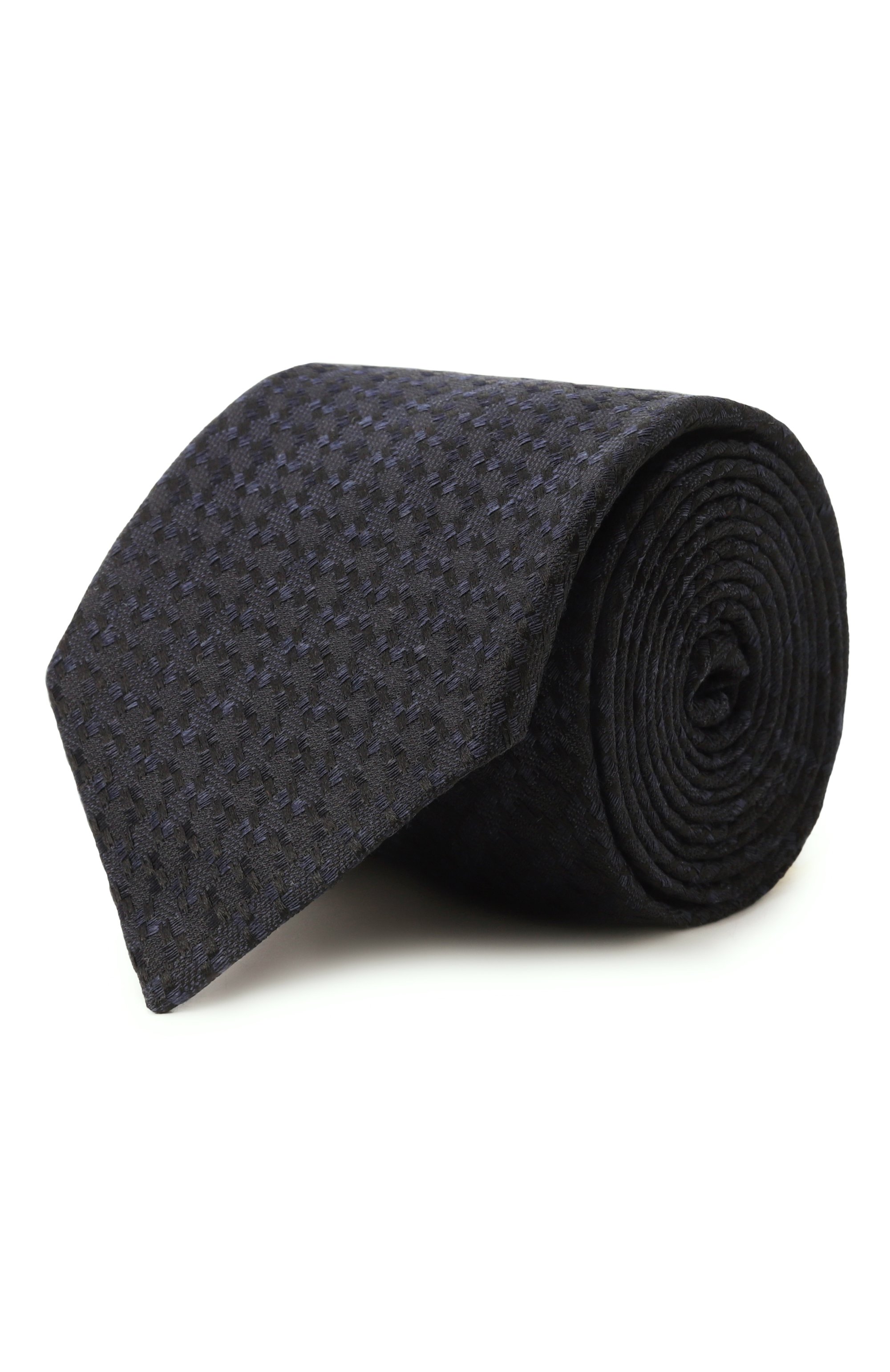 Галстук из шелка и льна CANALI, арт. 18/HJ04291, фото 1