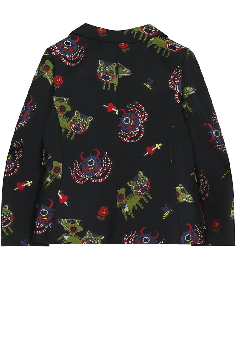Детский костюм GUCCI синего цвета, арт. 483900/XB460 | Фото 3 (Статус проверки: Проверена категория, Проверено; Материал внешний: Синтетический материал; Кросс-КТ НВ: Костюм; Материал сплава: Проставлено, Проверено; Нос: Не проставлено; Ростовка одежда: 36 мес | 98 см)