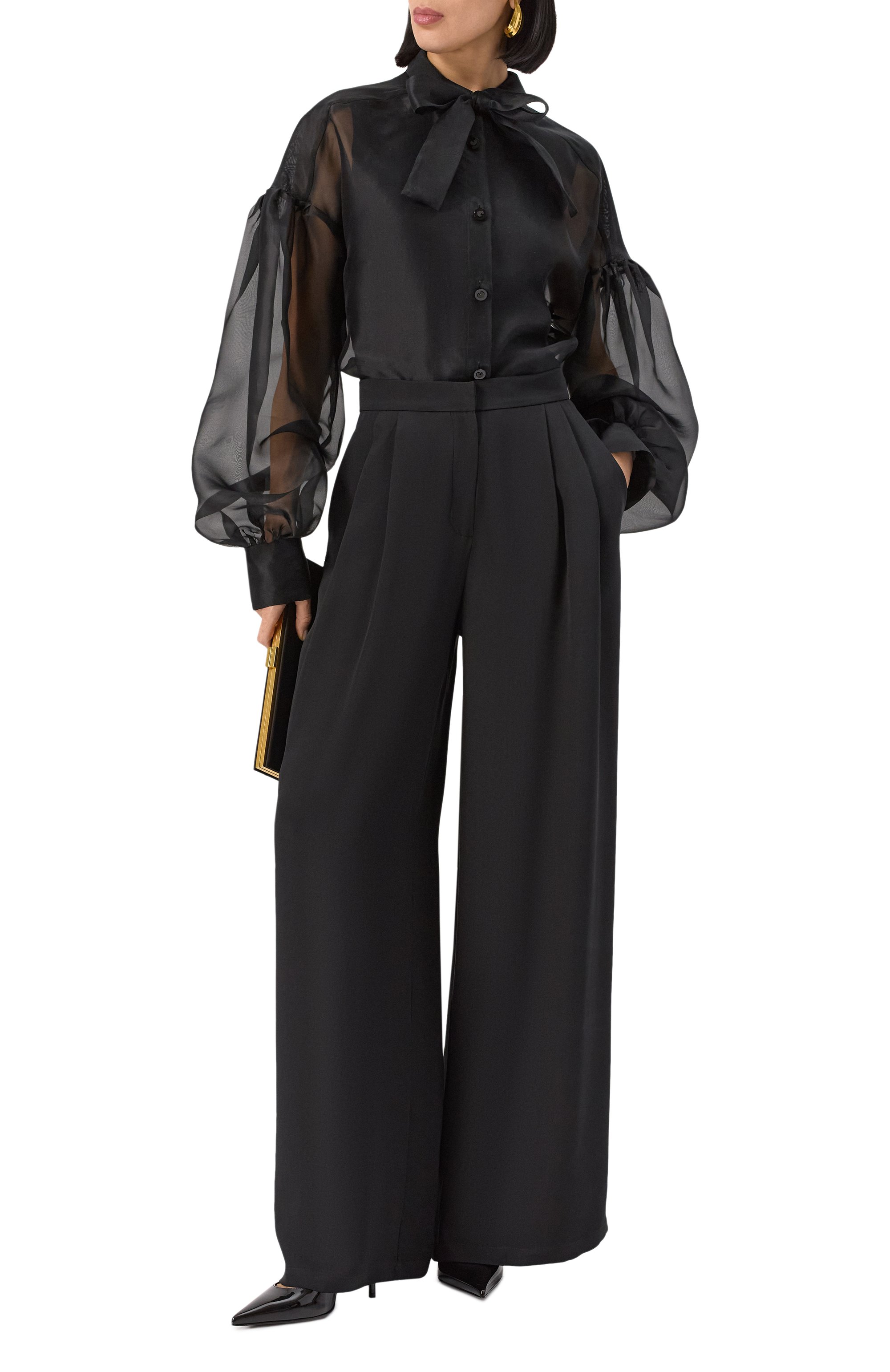 Шелковые брюки AKHMADULLINA, арт. 1125.3B720/S713, фото 2