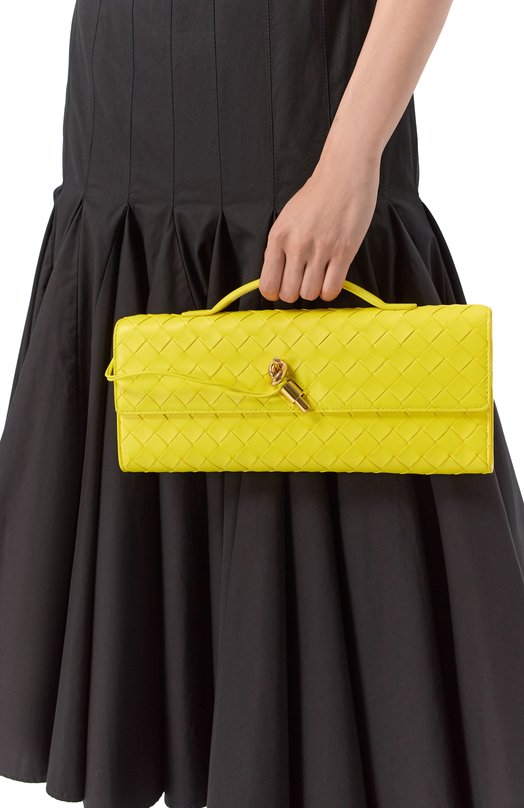 Клатч Andiamo Bottega Veneta 741511/VCPP3 Жёлтый  741511/VCPP3 Фото 2