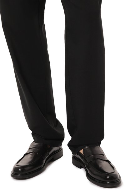 Кожаные пенни-лоферы PANTANETTI, арт. 16920F, фото 3