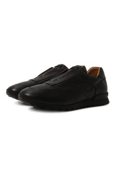 Мужские кожаные кроссовки KITON черного цвета, арт. USSA107N0109803 | Фото 1 (Региональные ограничения белый список (Axapta Mercury): Не проставлено; Нос: Не проставлено; Стили: Классический; Материал утеплителя: Без утеплителя; Материал внешний: Натуральная кожа; Материал внутренний: Натуральная кожа; Подошва: Плоская; Кросс-КТ: Низкие)