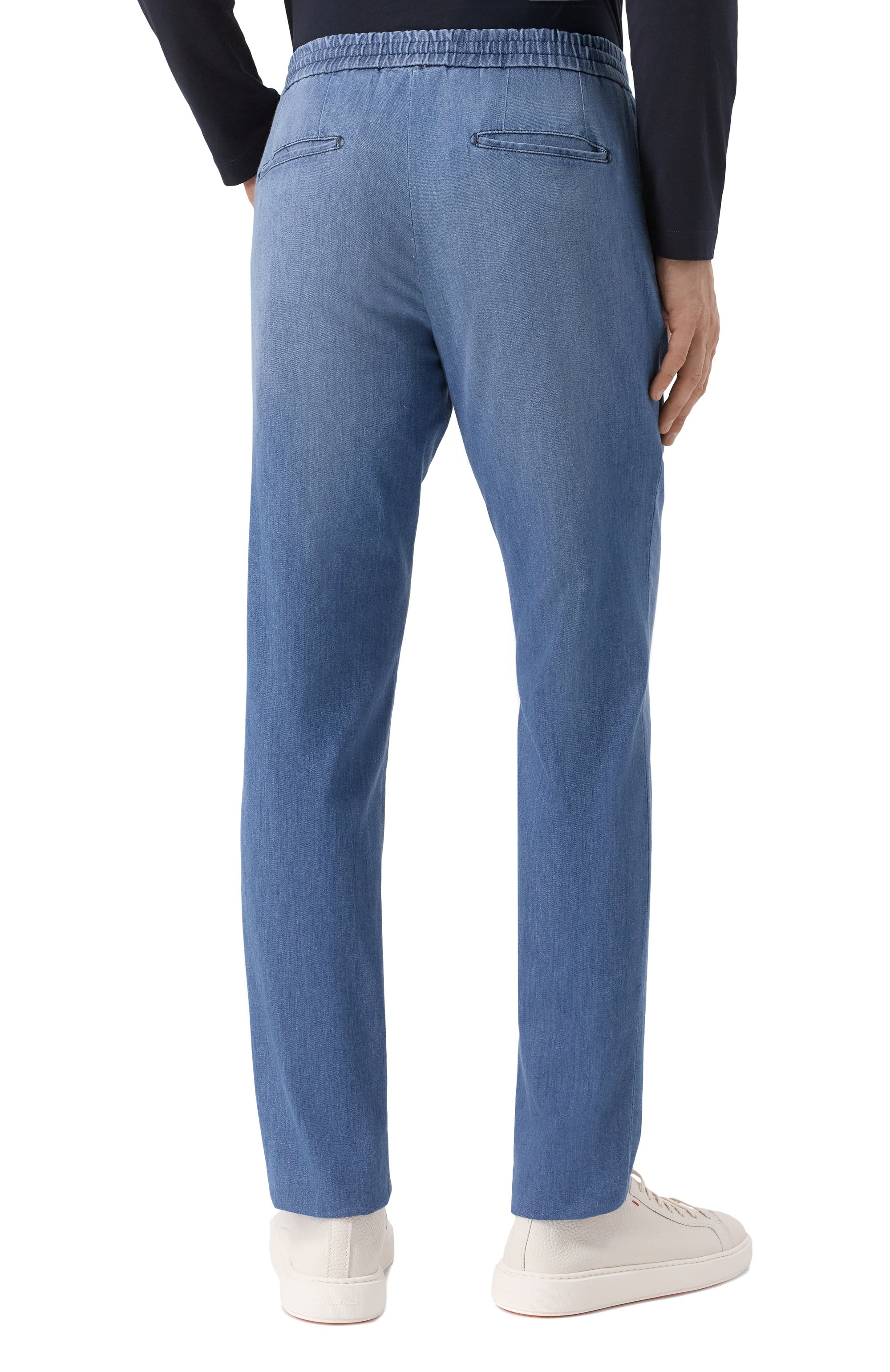 Брюки из хлопка и льна MARCO PESCAROLO, арт. CHIAIA/51J03, фото 4