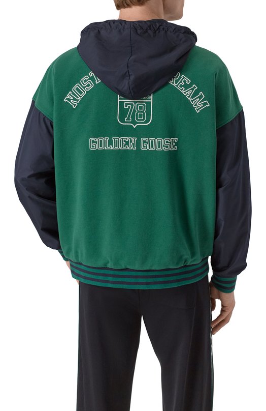 Двусторонняя толстовка Golden Goose Deluxe Brand GUP02181.P001866 Зелёный  GUP02181.P001866 Фото 4