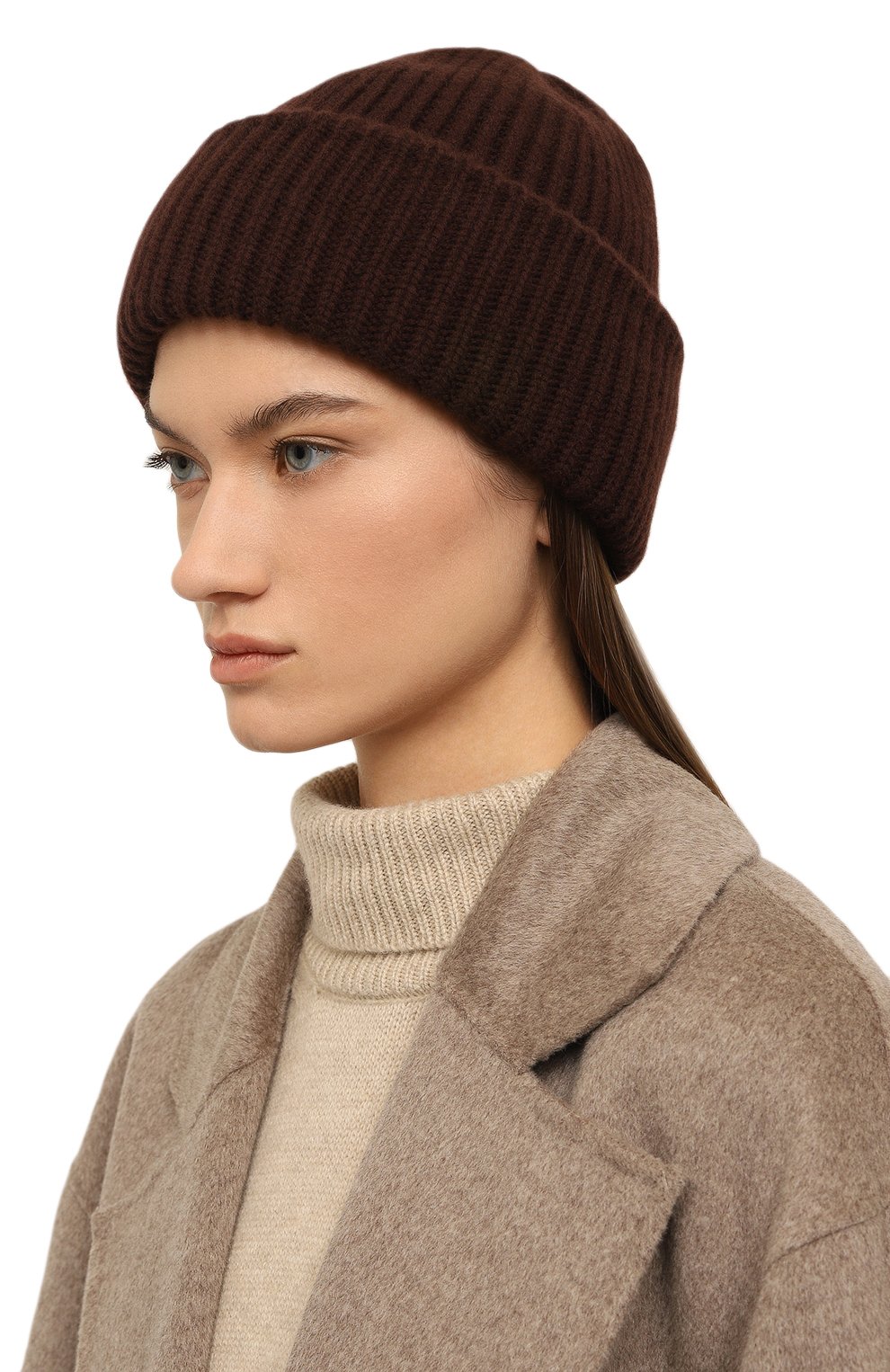 Шапка из шерсти и кашемира YVES SALOMON, арт. 23WAA502XXMACL, фото 2