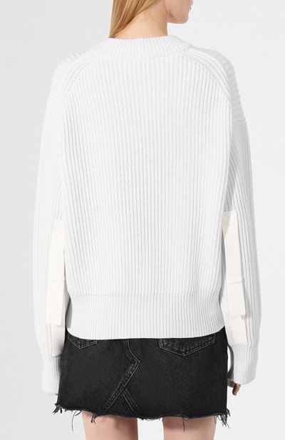 Пуловер из смеси хлопка и шерсти HELMUT LANG, арт. J05HW703, фото 4