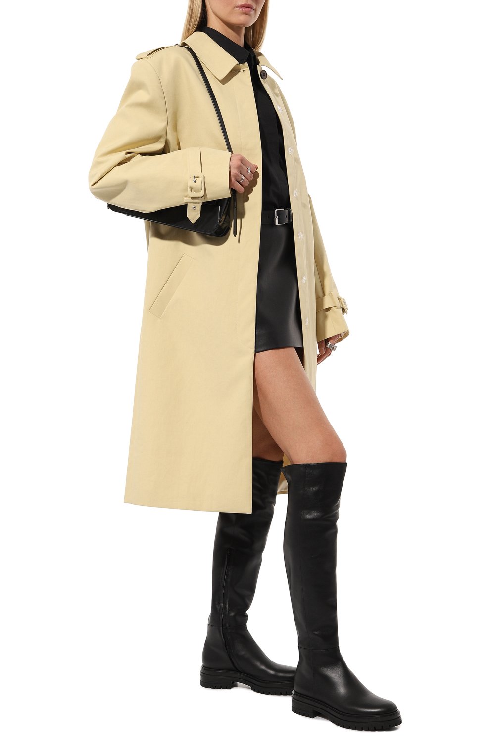 Кожаные ботфорты quinn GIANVITO ROSSI, арт. G80355.20G0M.VGINER0, фото 2