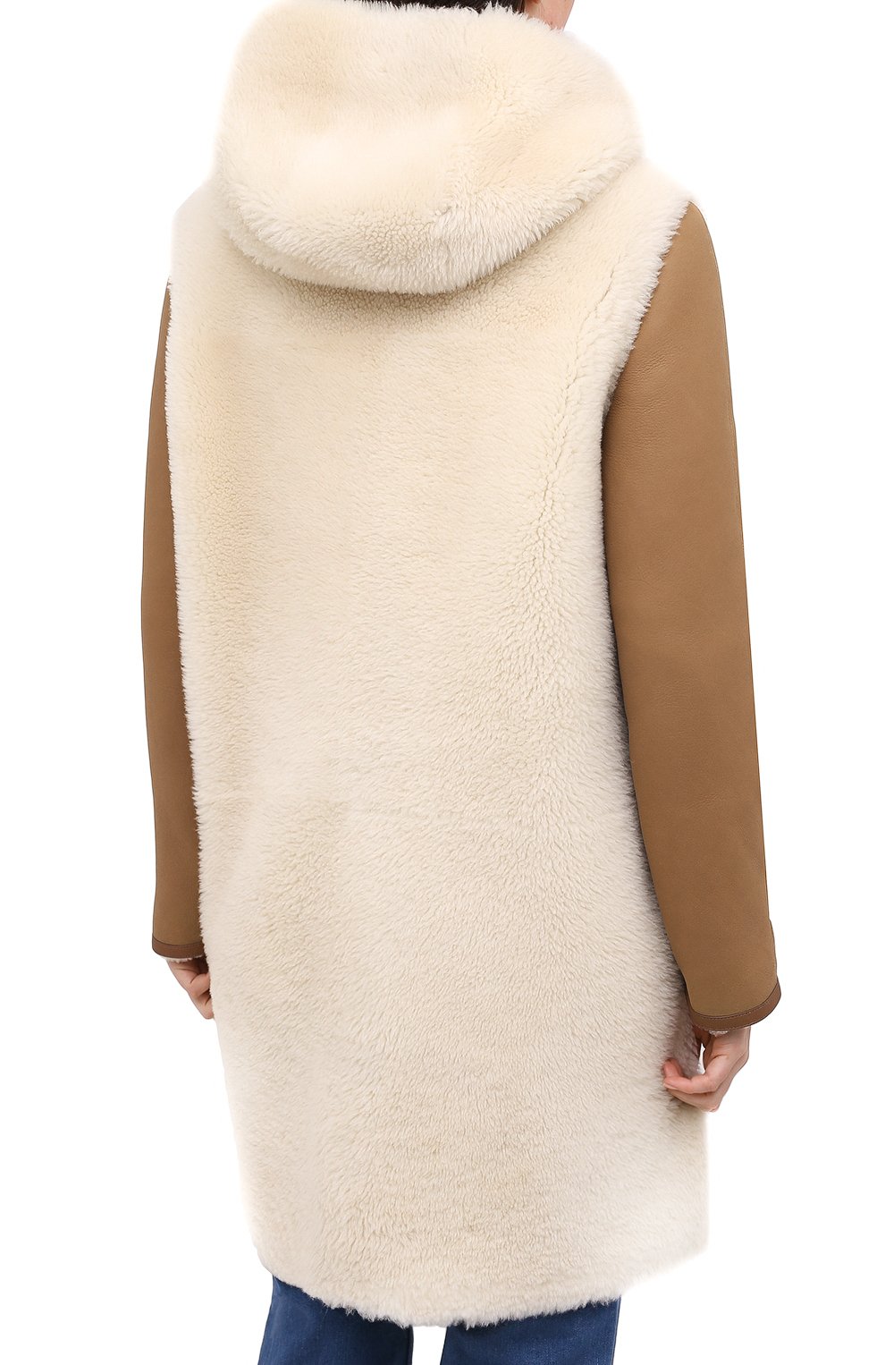 Дубленка LORO PIANA бежевого цвета по цене 1095000 руб., арт. FAL2392, фото 4 Дубленка LORO PIANA, арт. FAL2392, фото 4