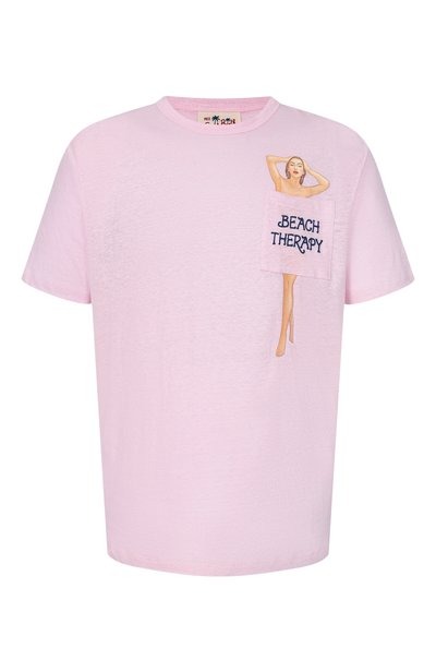 Мужская льняная футболка MC2 SAINT BARTH, арт. ECS0001-04421L/ECSTASEA
