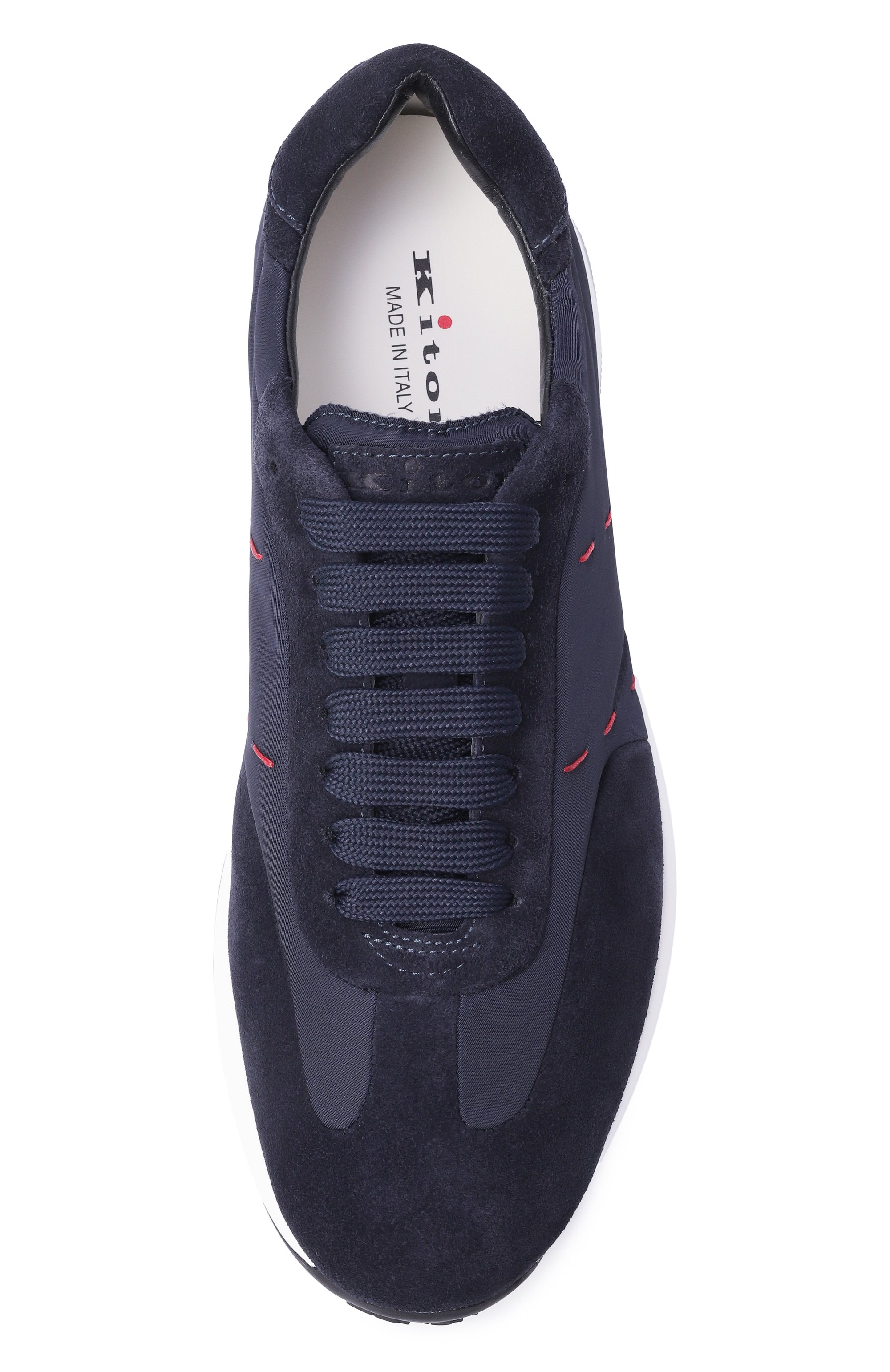 Комбинированные кроссовки KITON, арт. USSA374N0133302, фото 6