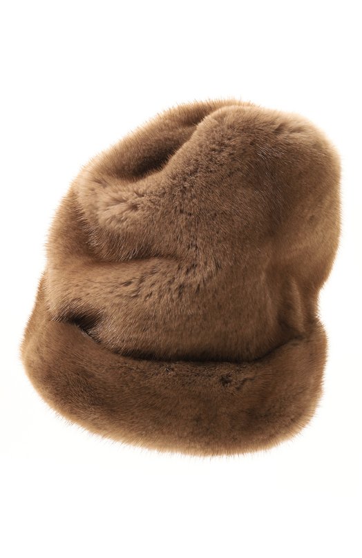 Меховая шапка Лилас из норки FurLand 0234400110083600000 Коричневый  0234400110083600000 Фото 3