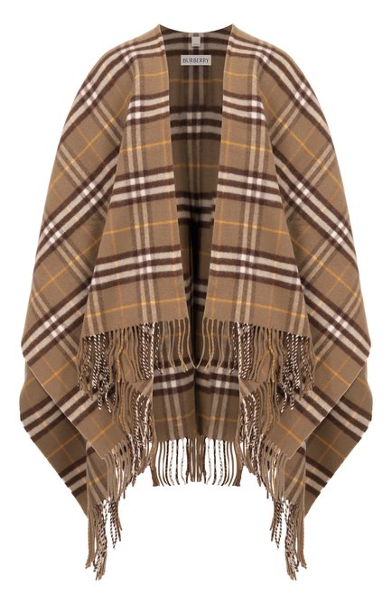 Женская пончо из шерсти и кашемира BURBERRY, арт. 8112996