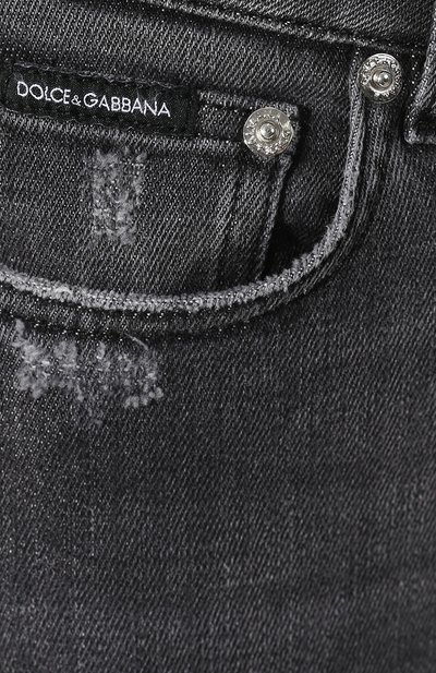 Джинсы DOLCE & GABBANA серого цвета по цене 65200 руб., арт. FTAH6D/G8BD8, фото 5 Джинсы DOLCE & GABBANA, арт. FTAH6D/G8BD8, фото 5