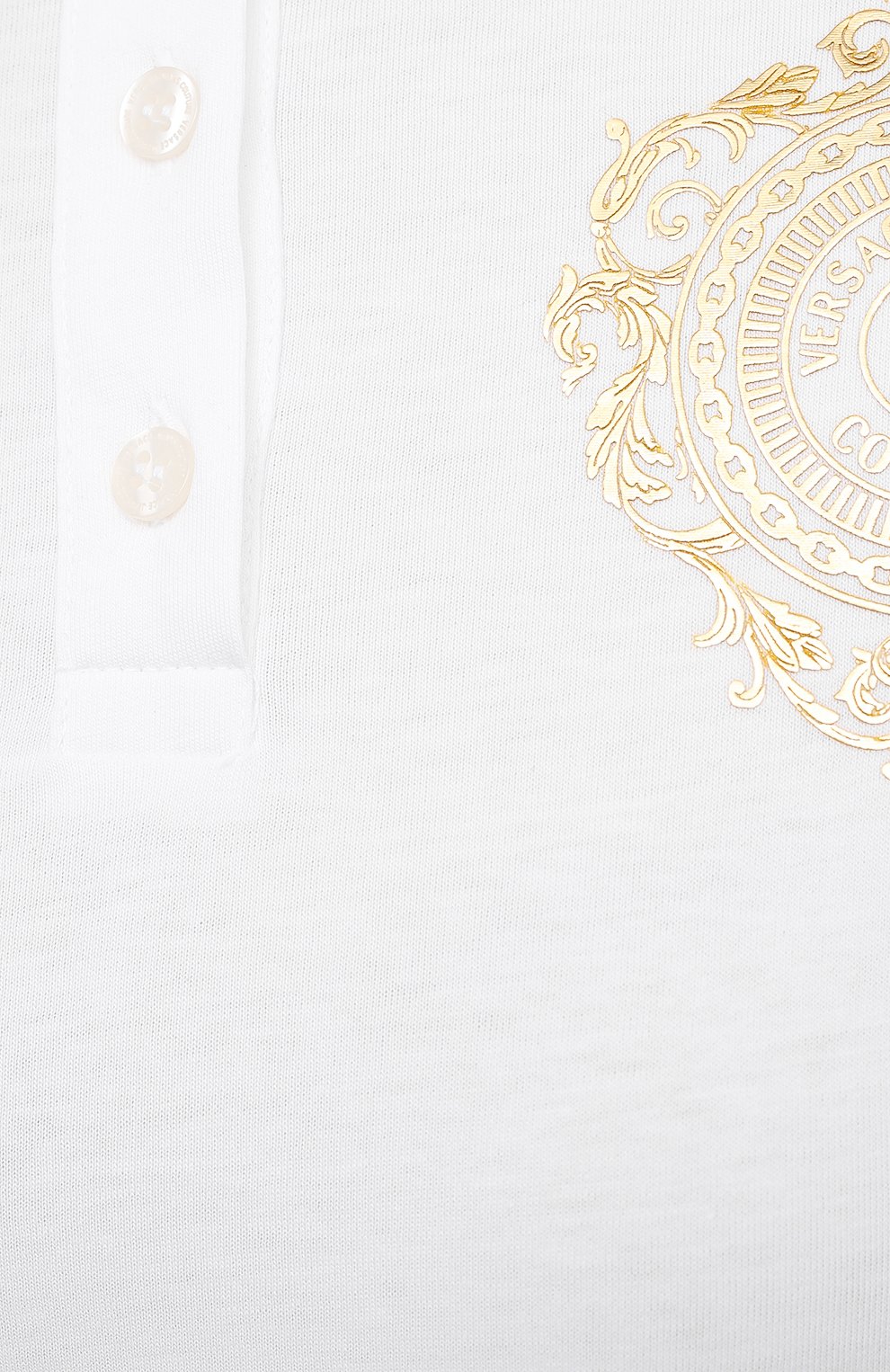 Хлопковое поло VERSACE JEANS COUTURE, арт. B2HWA7FB-WDP620 V-EMBLEM S3D G/30454, фото 5