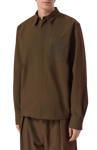 Хлопковая рубашка DRIES VAN NOTEN, арт. 020706/4098, фото 3