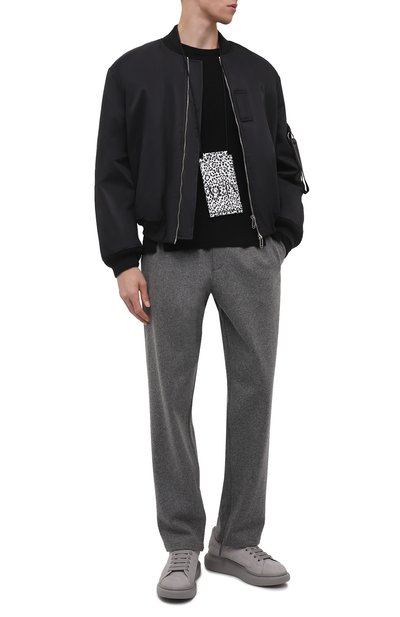 Замшевые кеды oversized ALEXANDER MCQUEEN, арт. 553680/WHV67, фото 2