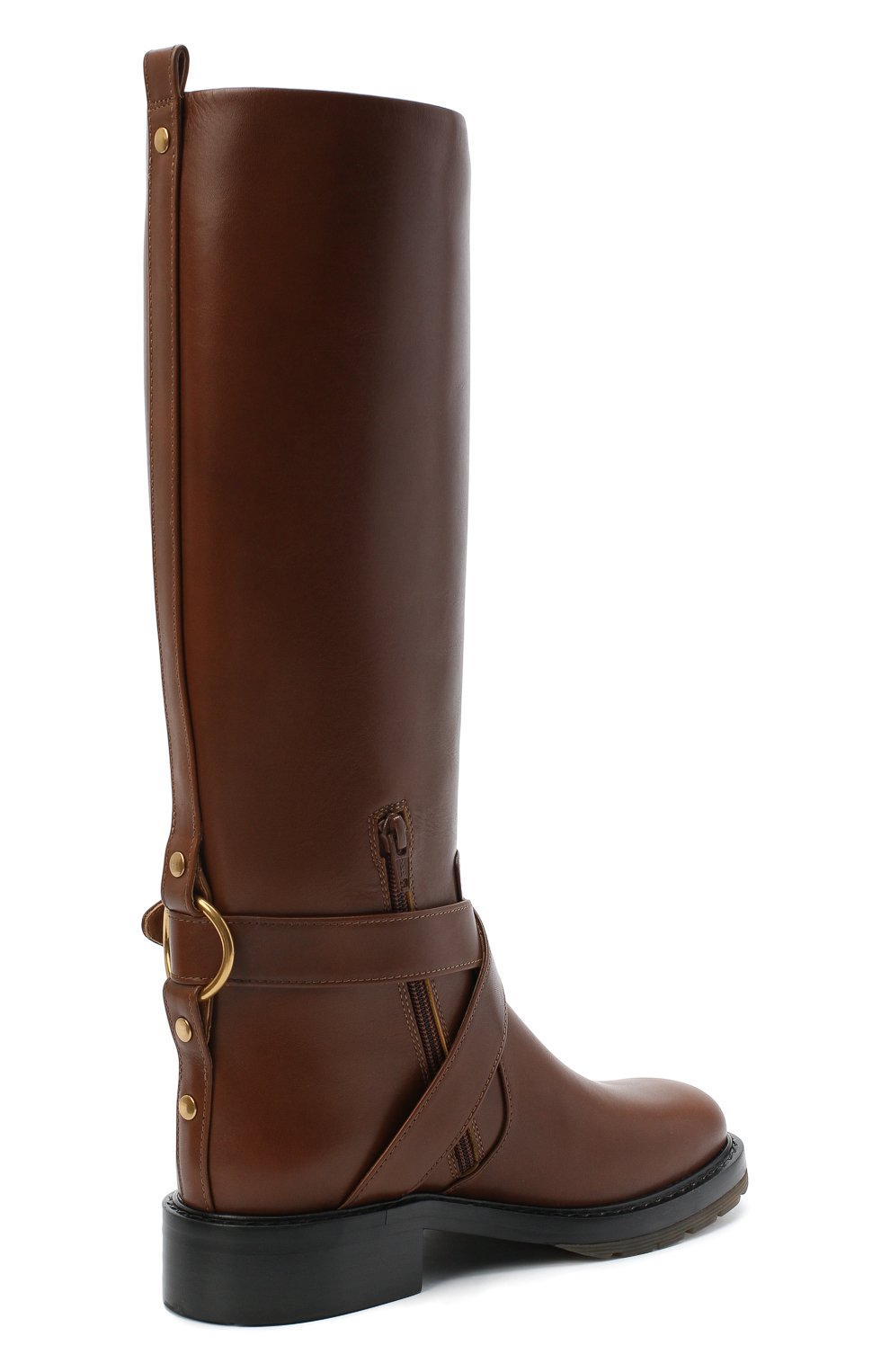 Кожаные сапоги diane CHLOÉ, арт. CHC20A350L4, фото 4