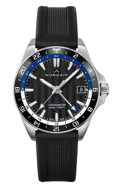 Мужские часы adventure neverest gmt NORQAIN, арт. NN1100SC1CG/BA111/15BR.18SD