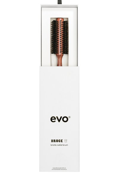 Круглая щетка с натуральной щетиной для волос 22мм bruce EVO, арт. 9327417018567, фото 2