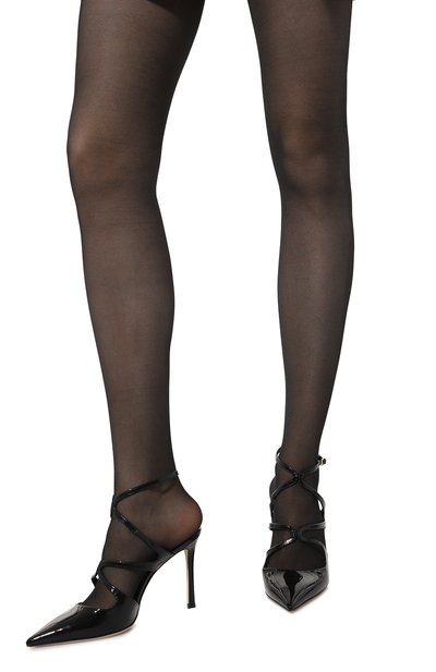 Кожаные туфли azia 95 JIMMY CHOO, арт. AZIA PUMP 95/PAT, фото 3