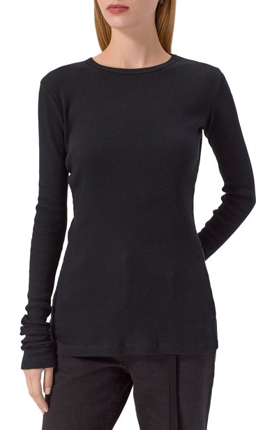 Хлопковый лонгслив ANN DEMEULEMEESTER, арт. B0011488/FA659, фото 3