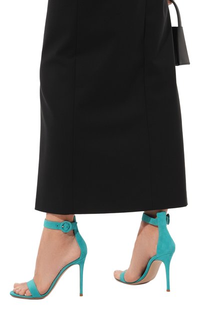 Кожаные босоножки portofino 105 GIANVITO ROSSI, арт. G61096.15RIC.CAMHYDR, фото 3