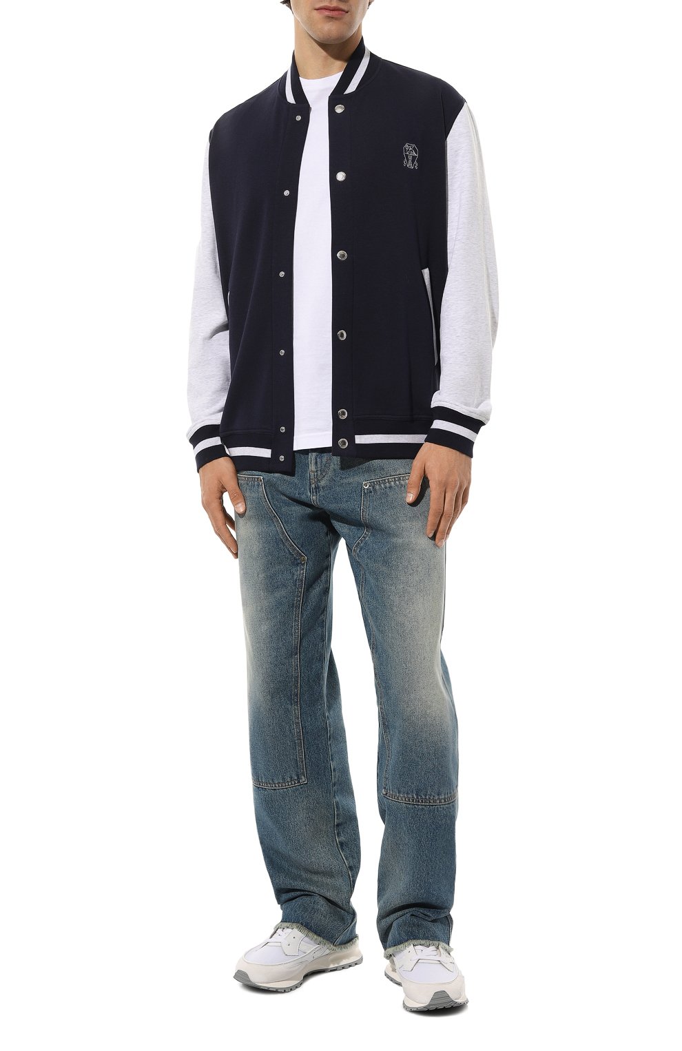 Хлопковая толстовка BRUNELLO CUCINELLI, арт. M0T359022G, фото 2