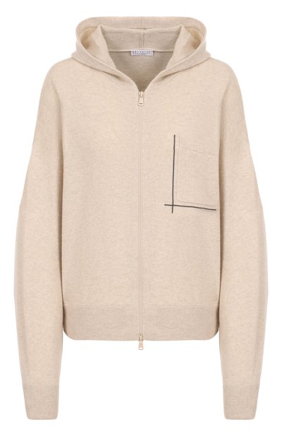 Женский кардиган из шерсти и кашемира BRUNELLO CUCINELLI, арт. M16244706