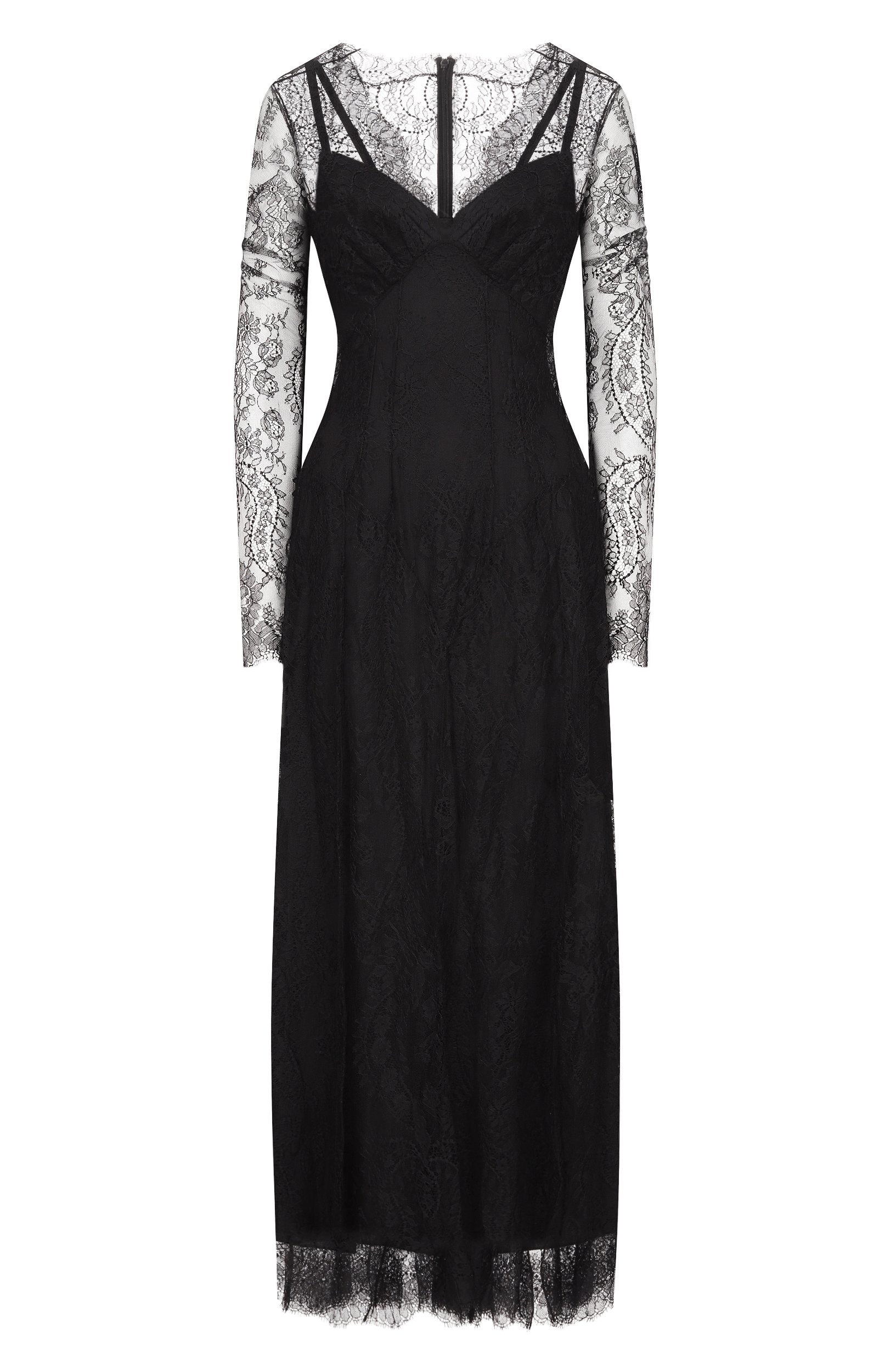 Платье DOLCE & GABBANA черного цвета по цене 789500 руб., арт. F612XT/FLSM0, фото 1 Платье DOLCE & GABBANA, арт. F612XT/FLSM0, фото 1
